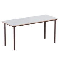 Стол обеденный 6-местный под скамейки на круглой трубе - fgospostavki.ru - Ейск