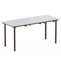 Стол обеденный 6-местный под табуретки на круглой трубе - fgospostavki.ru - Ейск