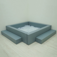 Сухой бассейн с шариками и RGB-подсветкой 140х140 см - fgospostavki.ru - Ейск