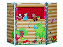 Учебный комплект "Домашний театр" с тематическими фигурками для представлений - fgospostavki.ru - Ейск