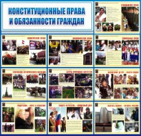 Стенд "Конституционные права и обязанности граждан" - fgospostavki.ru - Ейск