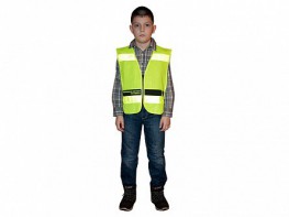 Световозвращающий жилет на молнии для пешеходов - fgospostavki.ru - Ейск