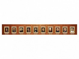 Стенд-лента "Портреты зарубежных детских писателей" - fgospostavki.ru - Ейск