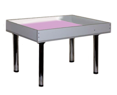 Световой столик для рисования песком напольный 80х60 сантиметров мультиколор с кармашком для песка - fgospostavki.ru - Ейск