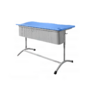 Школьный двухместный стол с перфорированным экраном - fgospostavki.ru - Ейск